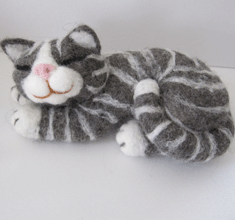 Scultura di lana: Dolce riposo